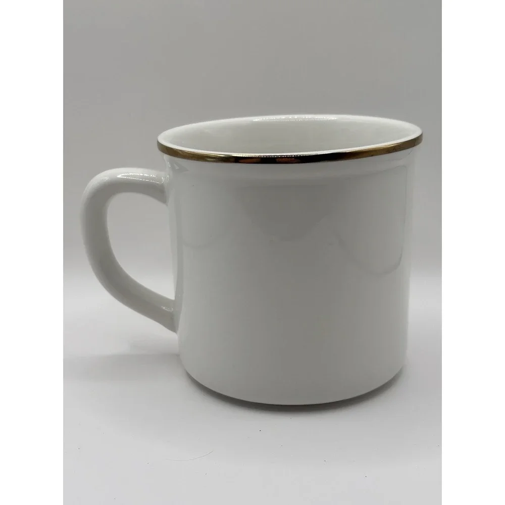 Pottery Barn Stewart Plaid Initial Mug 